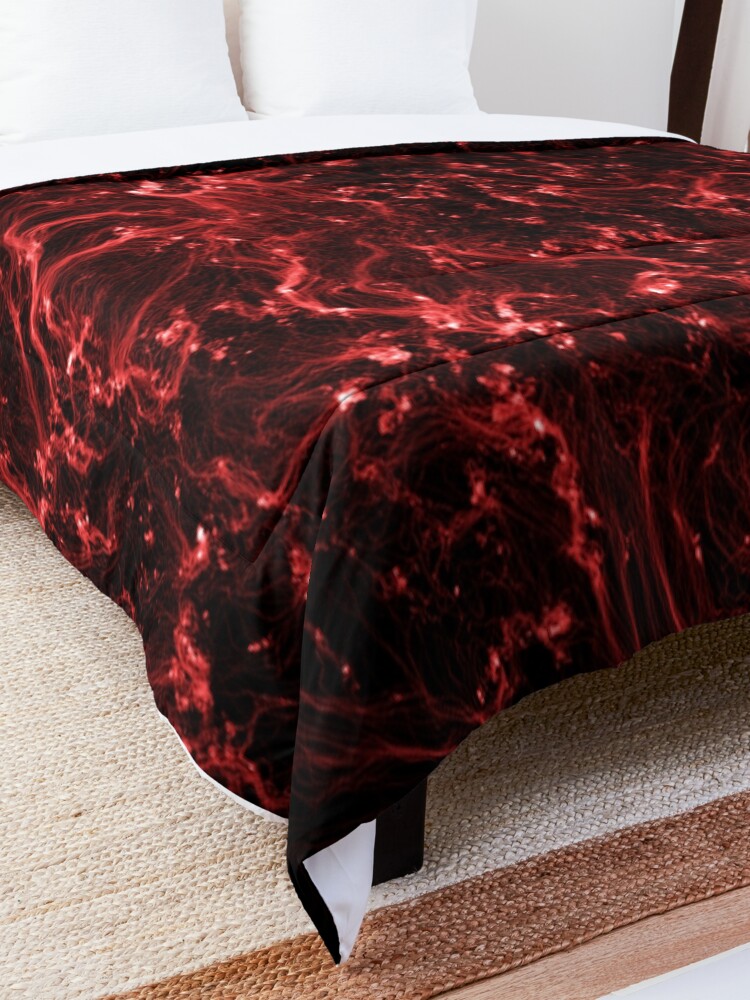 Alternate view of Neon Flame Ruby Comforter
