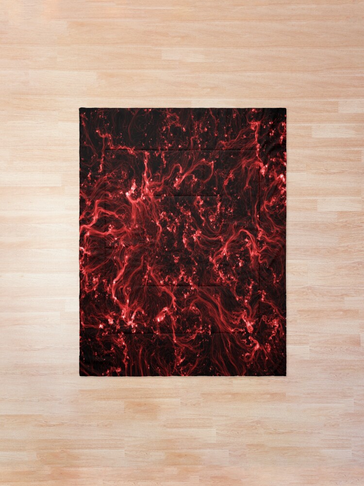 Alternate view of Neon Flame Ruby Comforter
