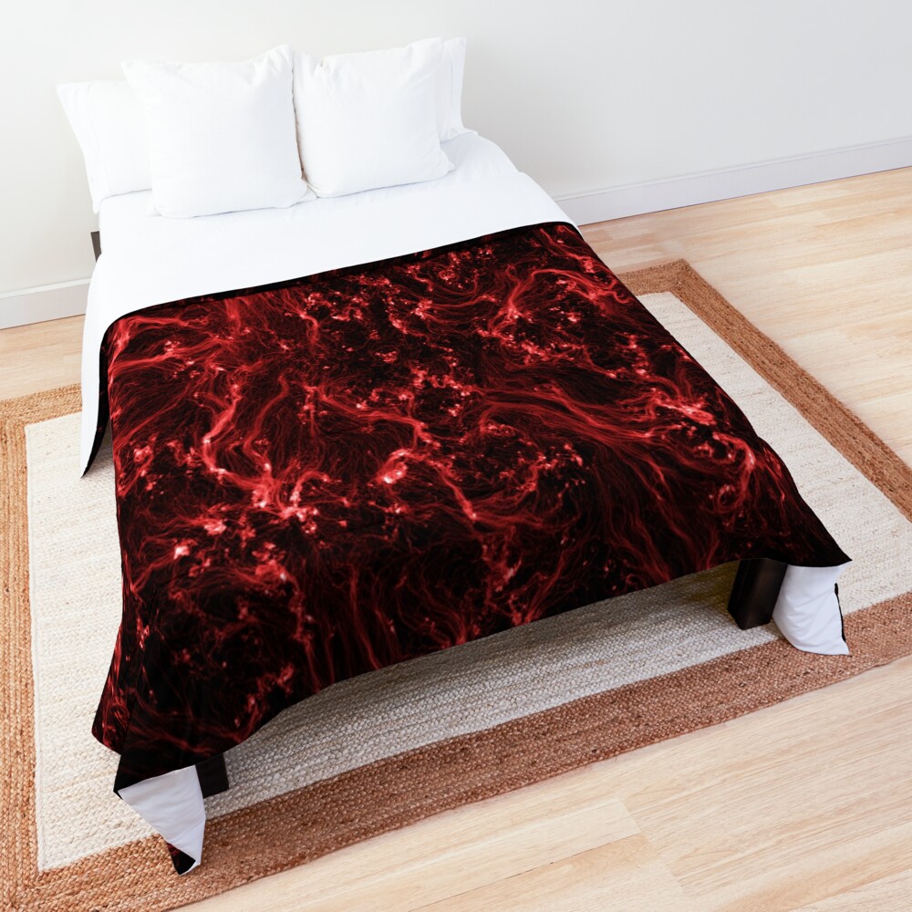Neon Flame Ruby Comforter