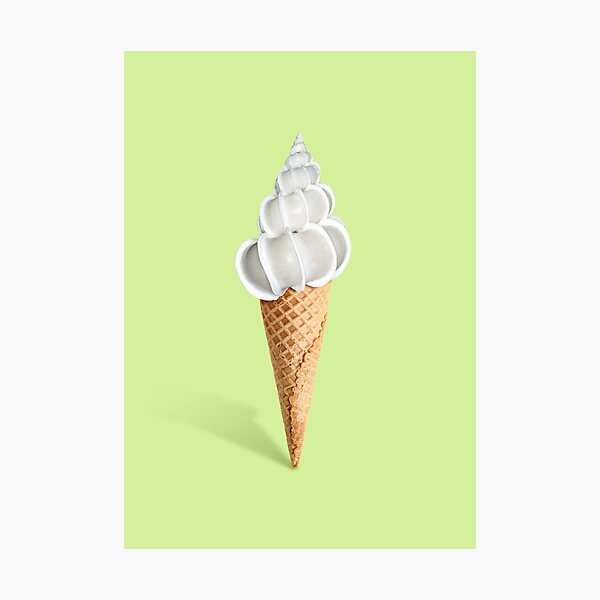 Aperçu de l'œuvre Crème glacée à la coquille créée et vendue par 360brain.