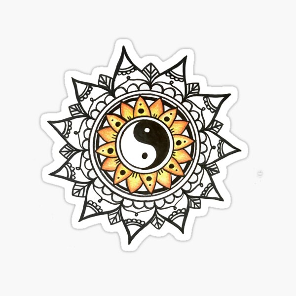 Yin Yang Sunflower Gifts Merchandise Redbubble