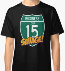 Camiseta clásica 15 Loop Business Savage Great Falls Montana Business Loop de la Interestatal 15