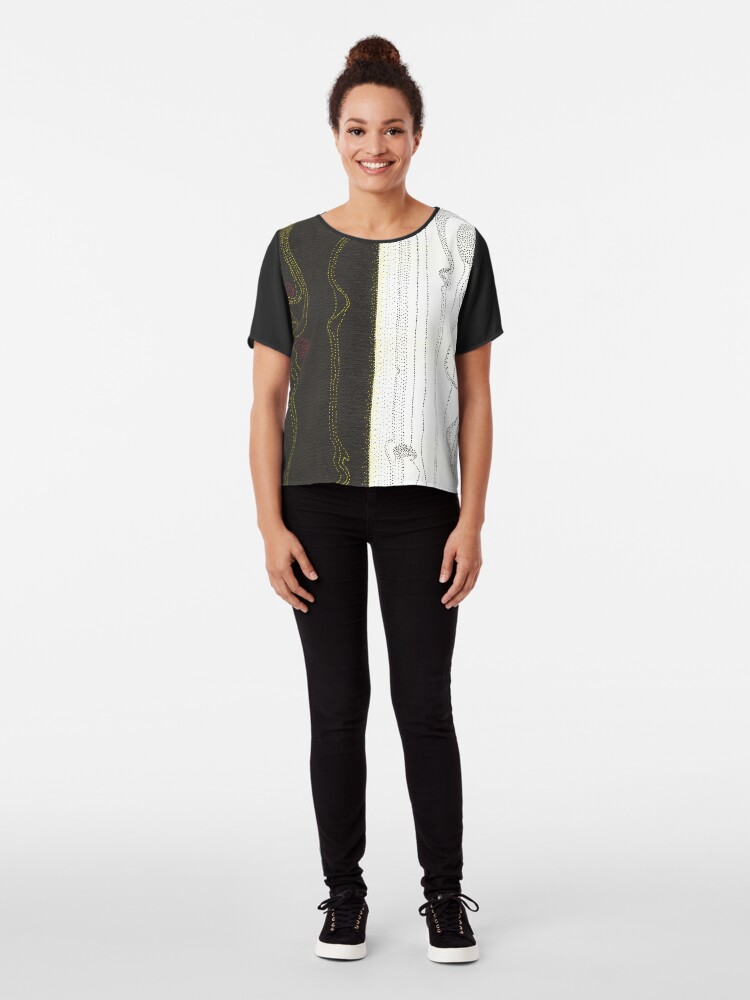 Alternate view of Evolutions - Beginnings Chiffon Top