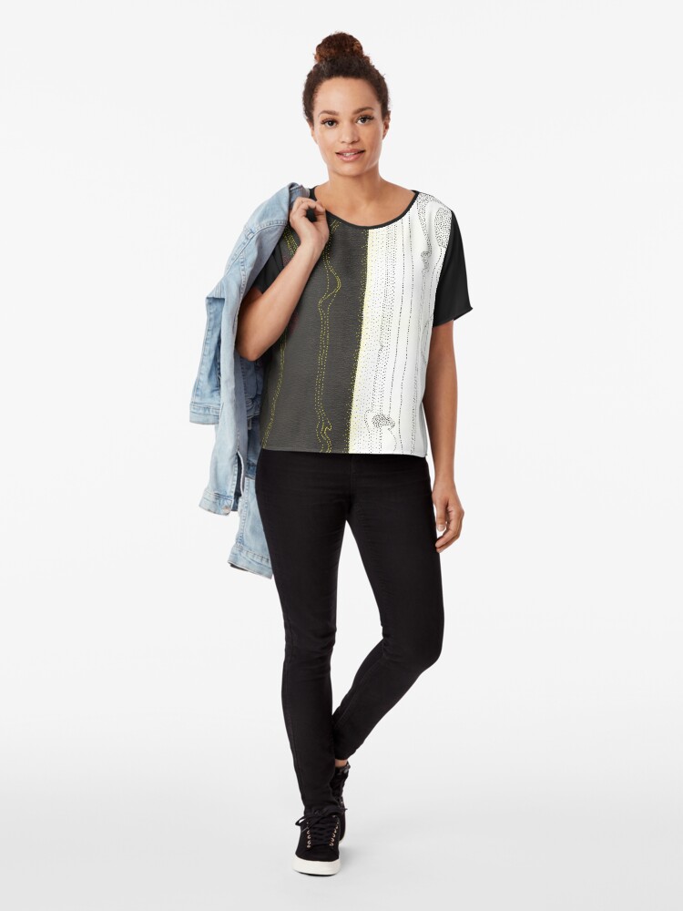Alternate view of Evolutions - Beginnings Chiffon Top