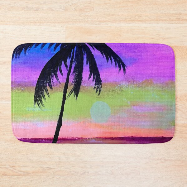 Item preview, sunset with palm tree designed and sold by jennross76.