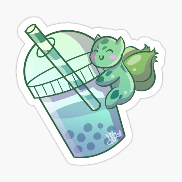 Boba Saur Sticker