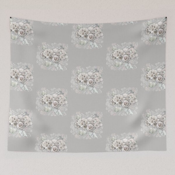 Item preview, Antique White Flowers designed and sold by aura2000.