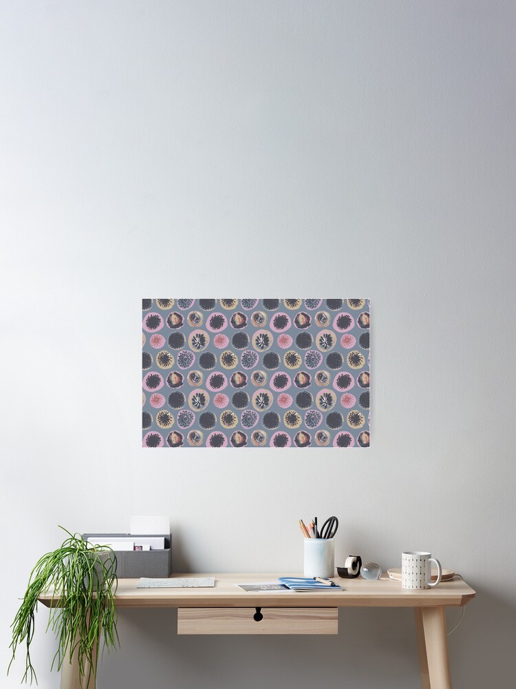Imagen 2 de 3, Póster con la obra Tribal Circles Pattern, diseñada y vendida por louweasely.