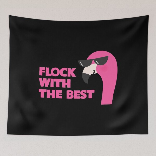 Item preview, Flock With The Best Flamingo designed and sold by KoolMoDee.
