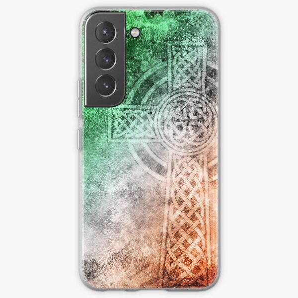 Distressed Irish Celtic Cross Samsung Galaxy Soft Case