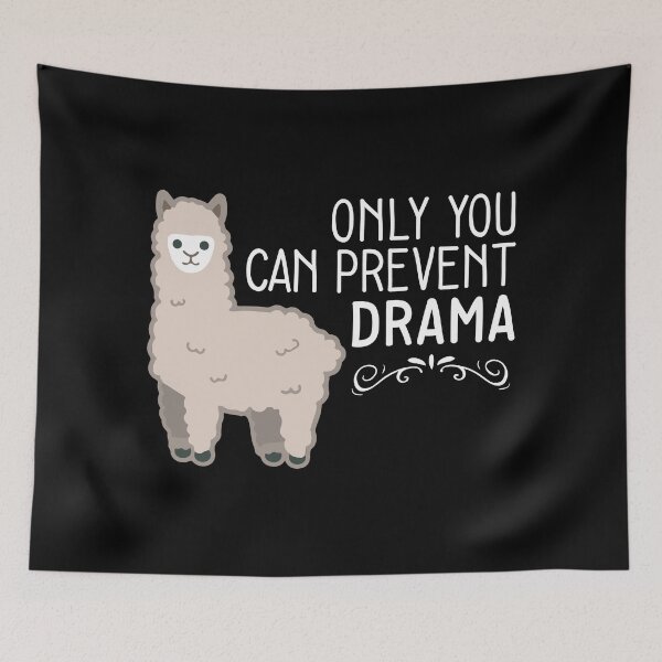 Item preview, Only You Can Prevent Drama Llama Animal Lover Gift designed and sold by haselshirt.