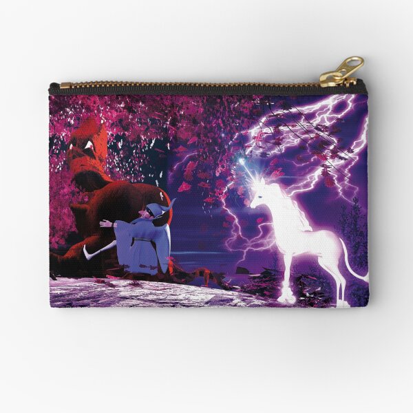 The Last Unicorn - The Tree and Schmendrick the magician Zipper Pouch
