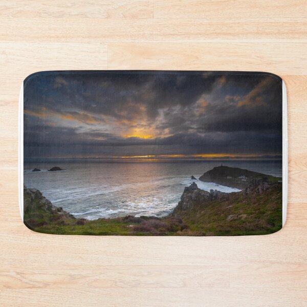 Item preview, Sunset  over Cape Cornwall designed and sold by eddiej.