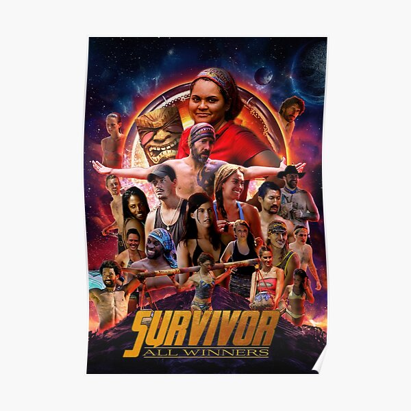 Survivor All Winners Poster Poster