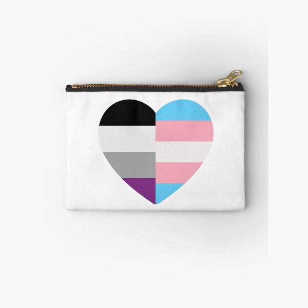 Item preview, Transgender Asexual Heart designed and sold by dlpalmer.
