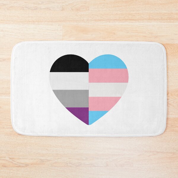 Item preview, Transgender Asexual Heart designed and sold by dlpalmer.