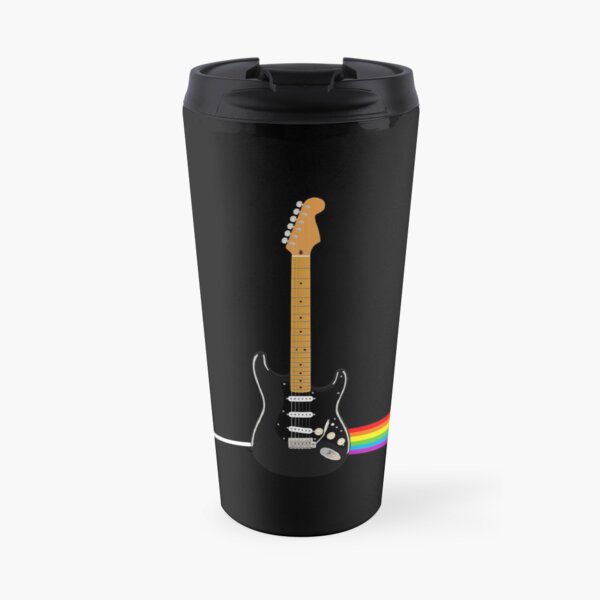 Dark Side Of The Moon Guitar Prism design Travel Mug