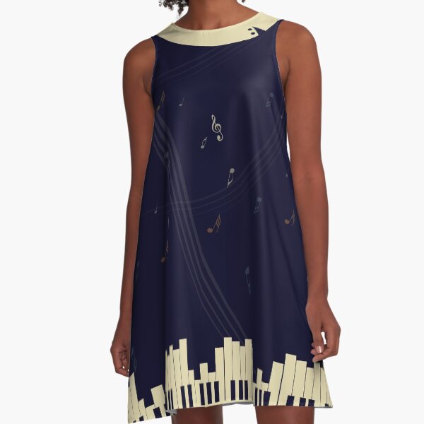 Artikel-Vorschau von Piano Jazz Festival Concert Sängerin Rundkragen Marine Beige, designt und verkauft von hatgirldesign.