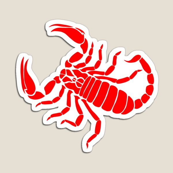 Item preview, red scorpion designed and sold by LEAVAEL.