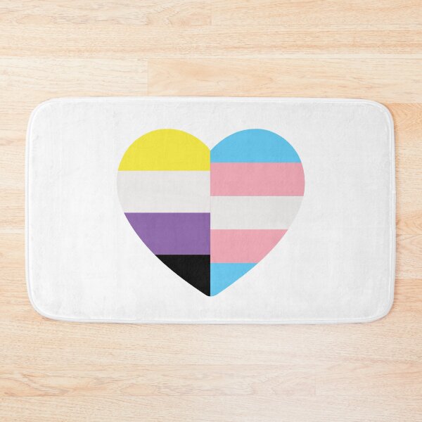 Item preview, Transgender Nonbinary Heart designed and sold by dlpalmer.