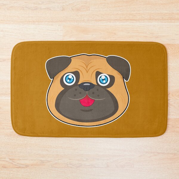Item preview, Kawaii pug designed and sold by AliensRich.