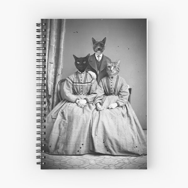 Item preview, Cat Family, Anthropomorphic Cats, Victorian Cats designed and sold by UrbanMenagerie.