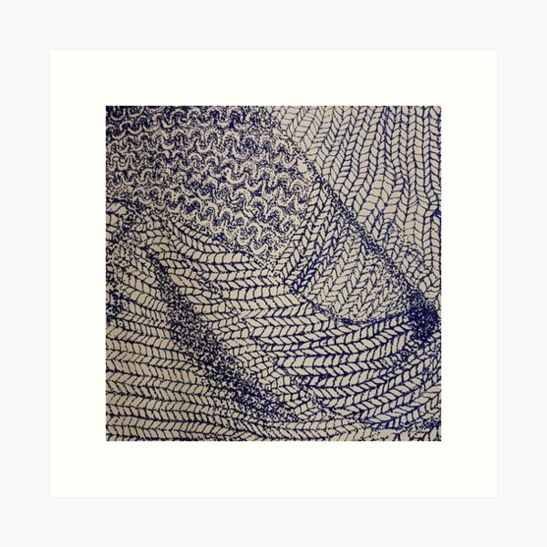 Aperçu de l'œuvre Le point de tricot créée et vendue par Theresa Dean.