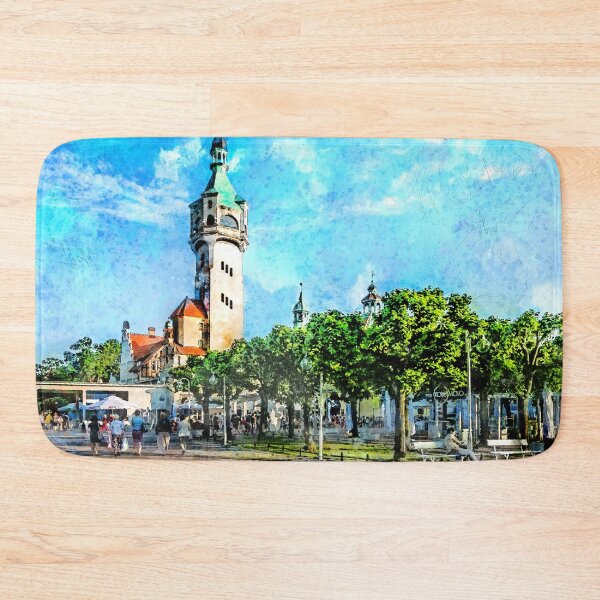 Item preview, Sopot city watercolor art #sopot #watercolor designed and sold by JBJart.