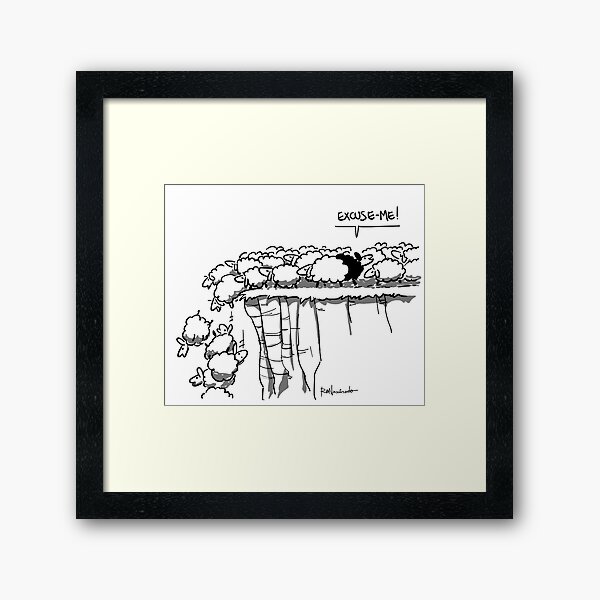 Item preview, Excuse me - black sheep designed and sold by renascimento.