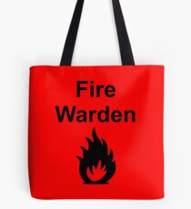 Fire Warden by Exit Incorporated Tote Bag