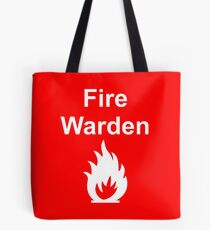 Fire Warden by Exit Incorporated Tote Bag