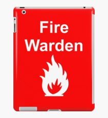 Fire Warden by Exit Incorporated iPad Case/Skin