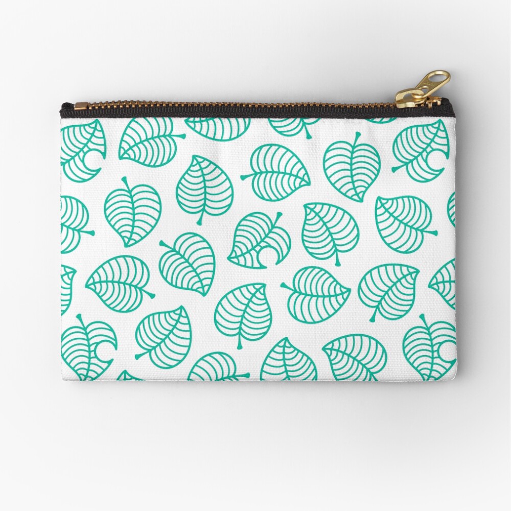 Tanuki Leaf Zipper Pouch