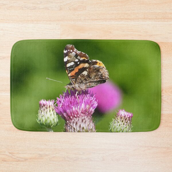 Item preview, Red Admiral Butterfly on Thistles designed and sold by Jan Palmer.