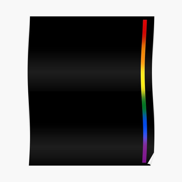 Rainbow Pride Flag Vertical Pride Stripe Poster For Sale By Skr0201 Redbubble