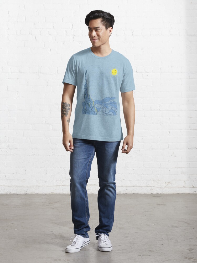 Alternate view of Van Gogh on Prozac Essential T-Shirt