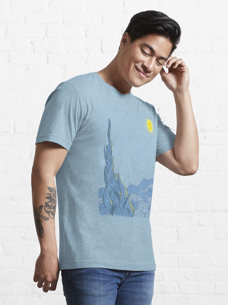 Alternate view of Van Gogh on Prozac Essential T-Shirt