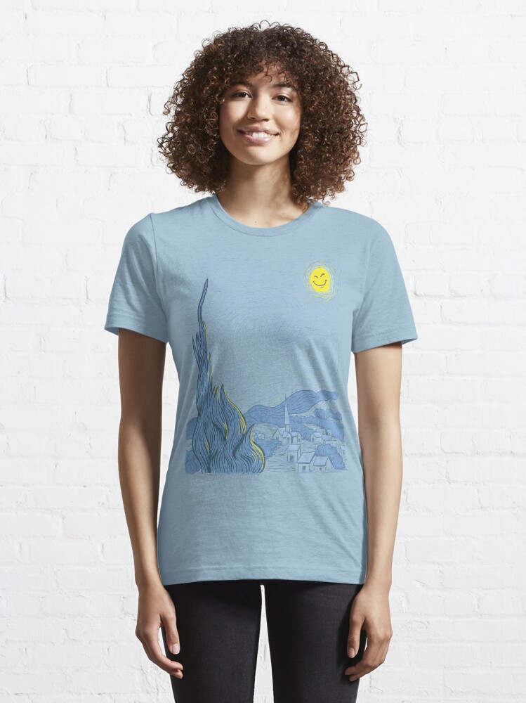 Alternate view of Van Gogh on Prozac Essential T-Shirt