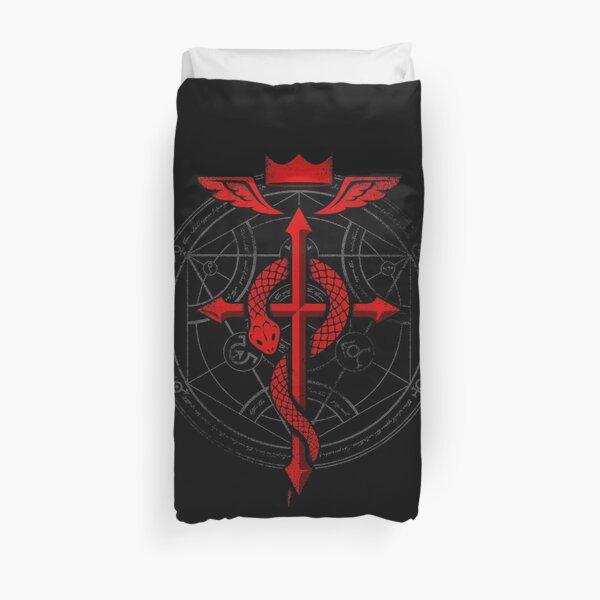 Fullmetal Alchemist Flamel Duvet Cover