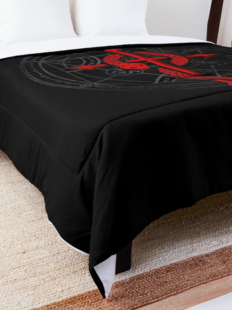 Alternate view of Fullmetal Alchemist Flamel Comforter