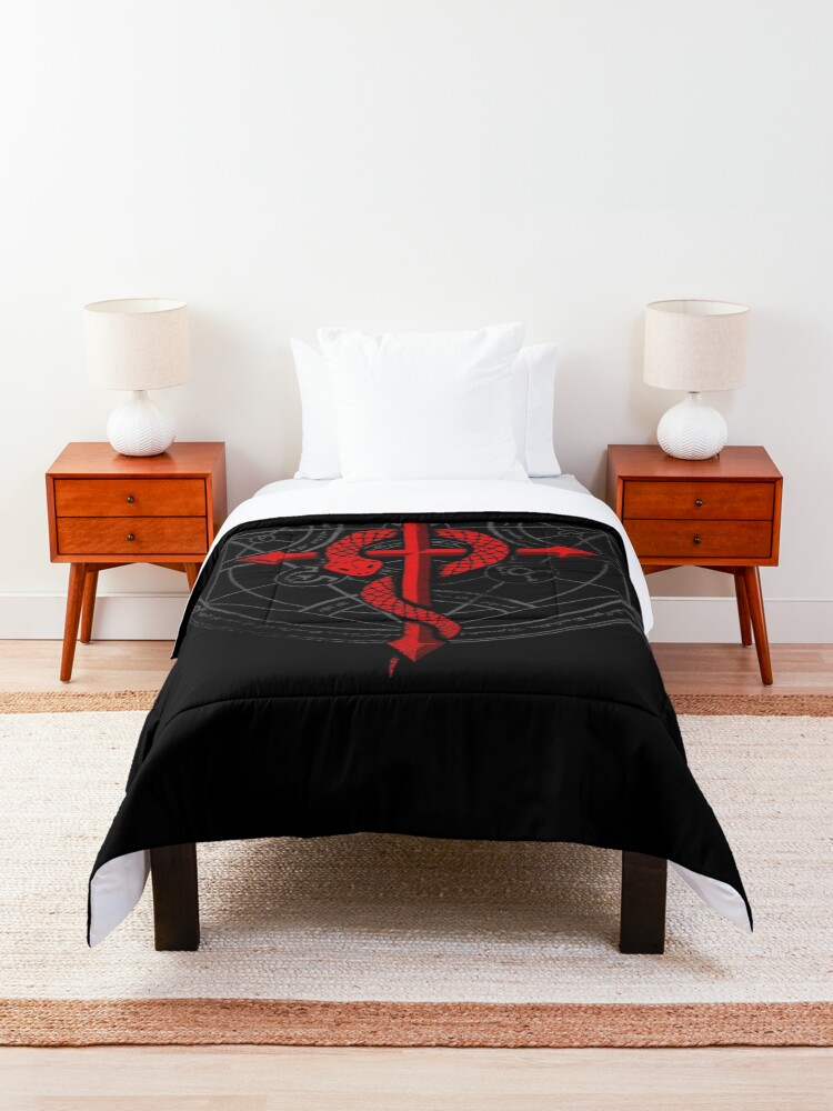 Alternate view of Fullmetal Alchemist Flamel Comforter