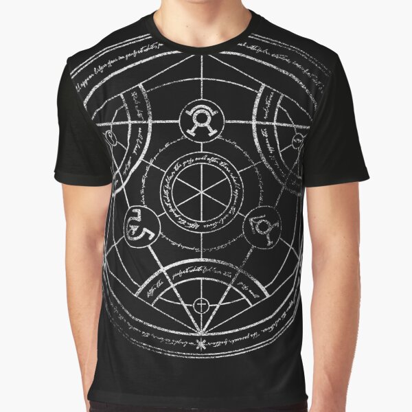 Human transmutation circle - chalk Graphic T-Shirt