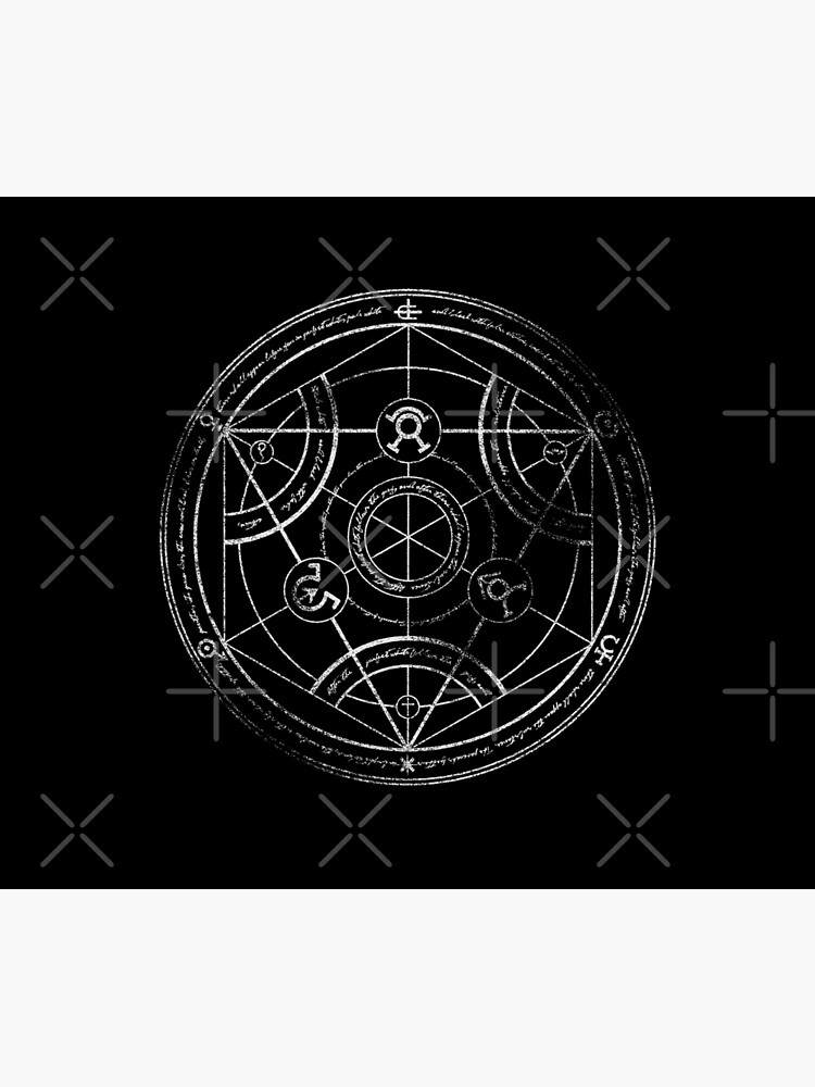 Human transmutation circle - chalk by RevolutionGFX