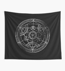Human transmutation circle - chalk Wall Tapestry