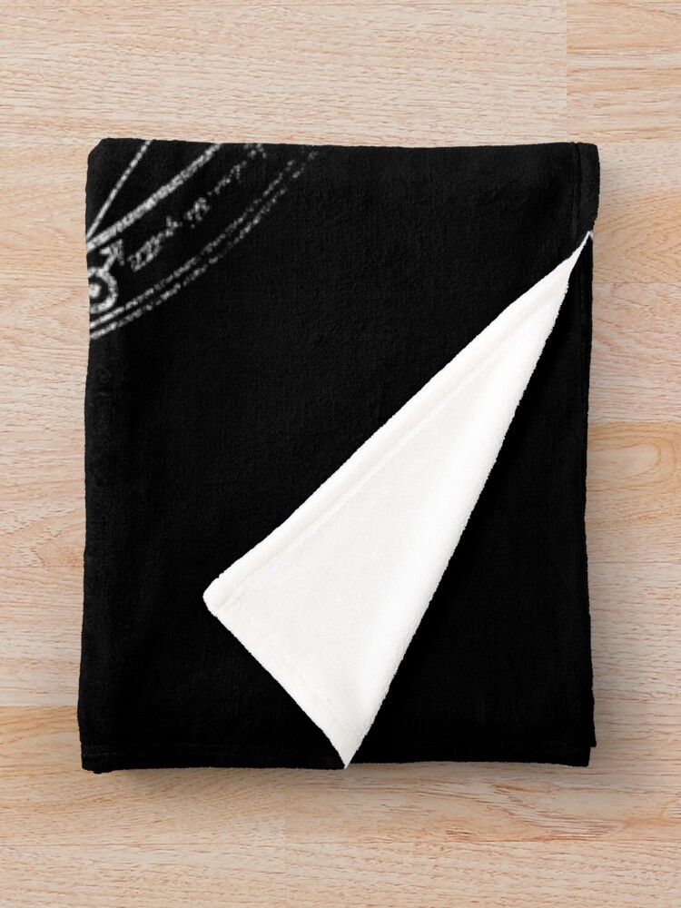 Alternate view of Human transmutation circle - chalk Throw Blanket