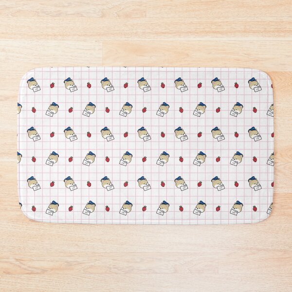 Item preview, Love Mail ~ Kawaii Cream Shiba in Pink Graph Paper designed and sold by CandyHorrorShop.
