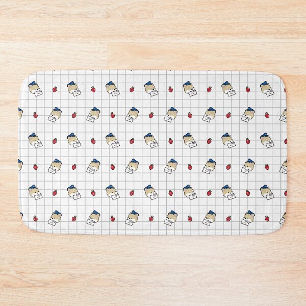 Item preview, Love Mail ~ Kawaii Cream Shiba in Gray Graph Paper designed and sold by CandyHorrorShop.