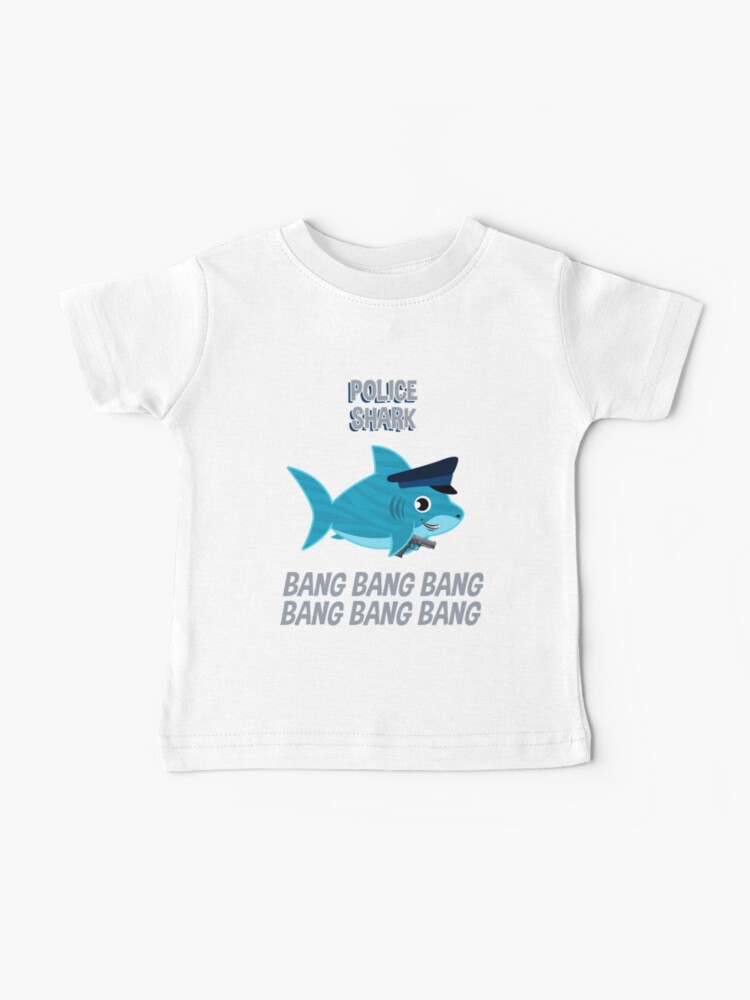 baby shark police shirt