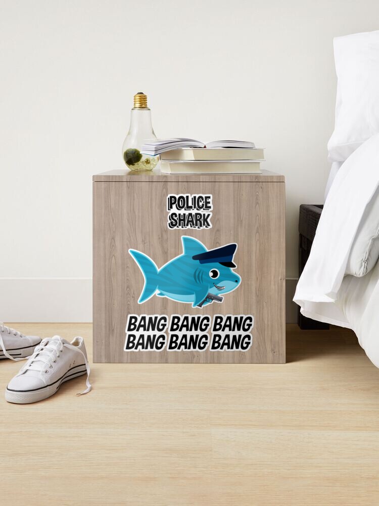 Police Shark police gun Bang Bang Officer sir Sticker by