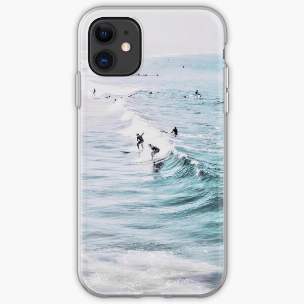 California beach, Ocean, Coast, Beach, Surfing, Water iPhone Soft Case